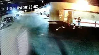 Security footage of my car being vandalized by 2 kids
