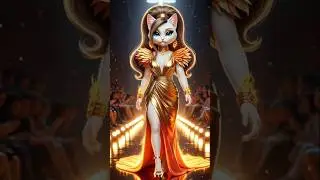 &ldquo;Golden Fire Runway &mdash; The Rebirth of Elegance 🔥✨&rdquo;#ytshorts #viralshorts #trendingshorts