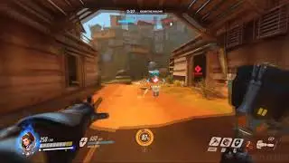 Overwatch: Brigitte battle but every hit is a meat slap sound effect