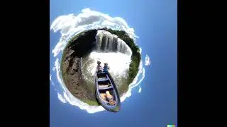 360 tiny planet waterfall 3