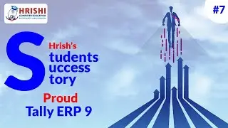 Success Story of Hrishi's Students:  Proud Tally ERP 9 Student