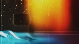 Colorful Film Burn Overlay with Real Film Grain & Noise | Cinematic Light Leak Effect
