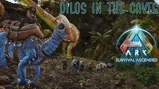 Taking the Dilo Army Into More Caves - Ark: Survival Ascended LIVE
