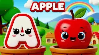 ABC Song with Words 🅰️🅱️🅲 | Phonics Learning Video for Children | Educational Video
