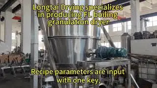 FL Lab Batch Continuous Vertical Boiling Fluid Bed Dryer Granulator Machine Food Fluidized Bed Dryer