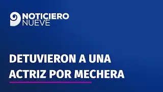 Video: detuvieron a una actriz por mechera