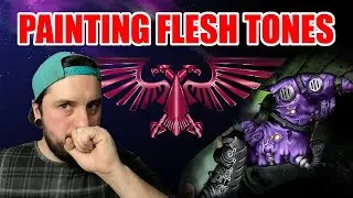HOW TO PAINT DAEMON FLESH! Nurgle Daemon Engine.