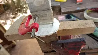 Colando um cabo de espada samurai katana
