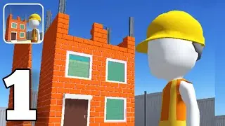 Pro Builder 3D - Gameplay Walkthrough Part 1 - Tutorial Build (iOS, Android)