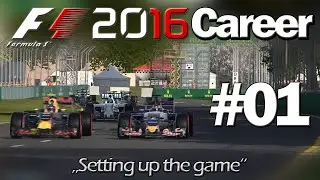 F1 2016 Career #01: Setting up the Game (PC)