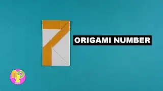 Origami Number 7 (Seven) | How to Make Number 7 from Origami Paper | Origami Angka 7