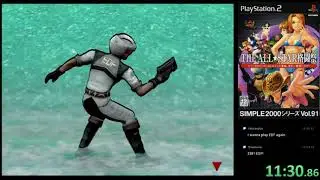 (PS2) All Star Fighters - Arcade Easy Mode - Earth Defence Force Speedrun in 22:35 WR