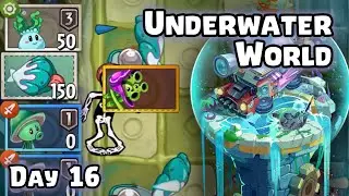 Underwater World - Day 16 | Plants vs Zombies 2 Chinese