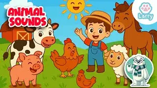 Down on the Farm 🐷 | Animal Sounds Song for Kids & Toddlers | Fun Nursery Rhyme 2025 #nurseryrhymes