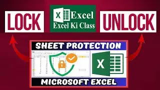 How to Protect Excel Sheet with Password | Lock Excel Sheet #excel #exceltutorial |