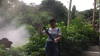 Hiking Walking Stick Umbrella