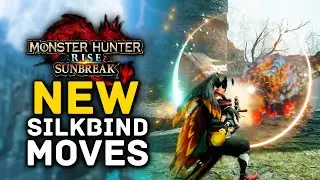 Monster Hunter Rise Sunbreak - NEW Silkbind Weapon Moves & Hunting Actions