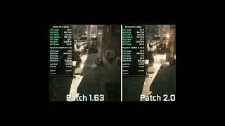 Cyberpunk 2077 Patch 1.63 vs Patch 2.0 #cyberpunk2077