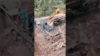 #mobilecrusher #mobilejawcrusher #chainfeeder #mudandstoneseparator #stonecrusher #miningmachinery