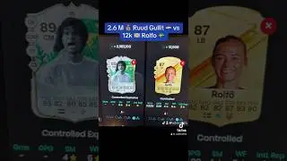 🚨 EA FC 24 ; IS GULLIT 🇳🇱 SBC WORTH IT? 🤔 vs Rolfo 🇸🇪