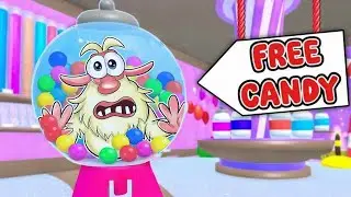 BOOBA ESCAPE The CANDY STORE Obby! (Roblox) | Booba Plays: roblox escape the candy store obby