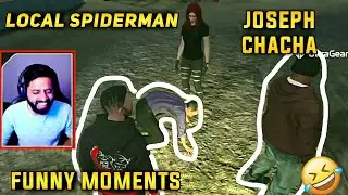 Mr marlega and Joseph Chacha Local spiderman GTA 5 RP Funny moments ft @TbOnetv & @RakaZoneGaming