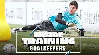 Real Madrid Goalkeeper Training | Thibaut Courtois