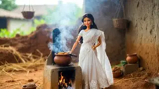Barbie Doll Cooking 🍳 | Mini Kitchen Cooking | Kids Video| ASMR