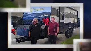 Huge congrats the amazing couple on their new luxury caravan. Welcome  Rose RV family, my Dream RV