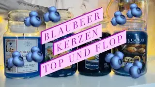 🫐Meine Blaubeer Kerzen Sammlung :Yankee Candle, Country Candle 🫐