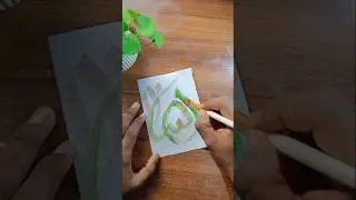 &ldquo;Brush Calligraphy of ALLAH | Satisfying Islamic Art&rdquo;#shorts
