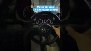Motec GR Yaris Rolling Lanuch control testing