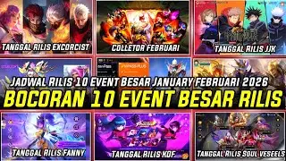 BOCORAN 10 EVENT MOBILE LEGENDS AKAN DATANG EVENT KOF BINGO RILIS, JUJUTSU KAISEN, COLLETOR FEBRUARY