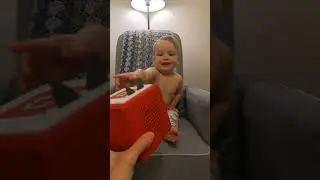 He loves his Tonie Box! #toniebox #toys #toyreview #review #toddlers #baby