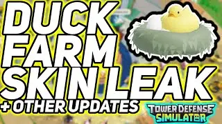 Duck Farm Skin Update Leak - Tower Defense Simulator