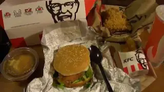 KFC Zinger sandwich BIG BOX (complete review)