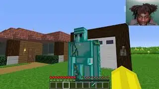 Which Golem Base To Choose Diamond Vs Dirt In Minecraft? Reaction!
