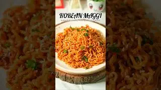 TRENDING KOREAN MAGGI RECIPE 🍜🔥 #shorts #recipe #maggi #trending #youtubeshorts #viralvideo