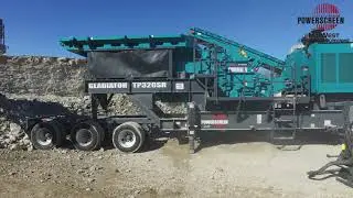 Crushing Limestone with the Powerscreen Gladiator TP320SR