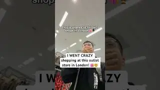 Я просто сошла с ума от шопинга в этом лондонском аутлете! 🛍️🤯