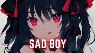 メNIGHTCORE &rarr;SAD BOY - (lyric)