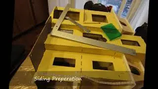 Beacon Hill Dollhouse Construction: Siding Preperation