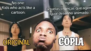 Como assim? o MoriMura faz pl&aacute;gio Tiktokers da Gringa | React Caramelo Animations
