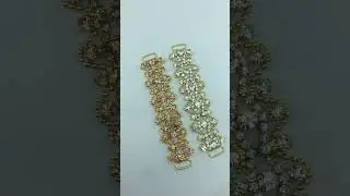 Wholesale Custom Rhinestone Gold Competition Bikini Connectors