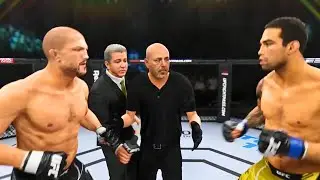 Randy Couture vs Fabricio Werdum FULL FIGHT | UFC 4 AI Simulation Gameplay (CPU vs CPU)