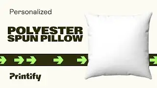 Custom Polyester Spun Pillow - Printify Product Review