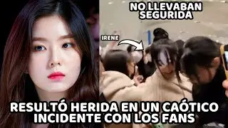 IRENE DE RED VELVET SALI&Oacute; HERIDA EN UNA CAOTICA MULTITUD DE 
