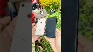 iPhone 8 VS iPhone Xr Camera Comparison review! #shorts