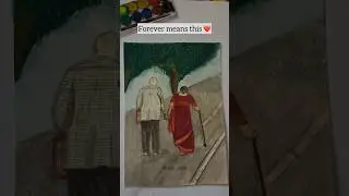 Forever means this❤️#love #old #couple #care #support #art #beautiful#forever