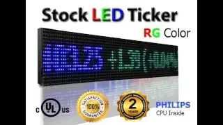 Led Stock Ticker | Digital Stock Ticker | Electronic Stock Ticker | Ticker Display